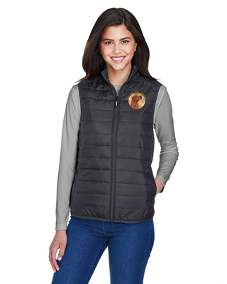 Ladies' Prevail Packable Puffer Vest - Carbon