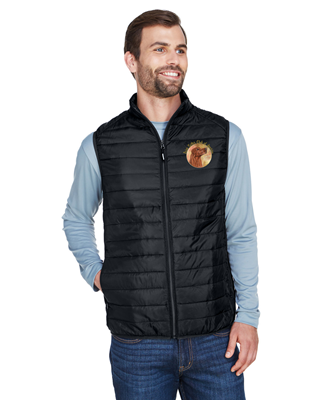 Men's Prevail Packable Puffer Vest - Black